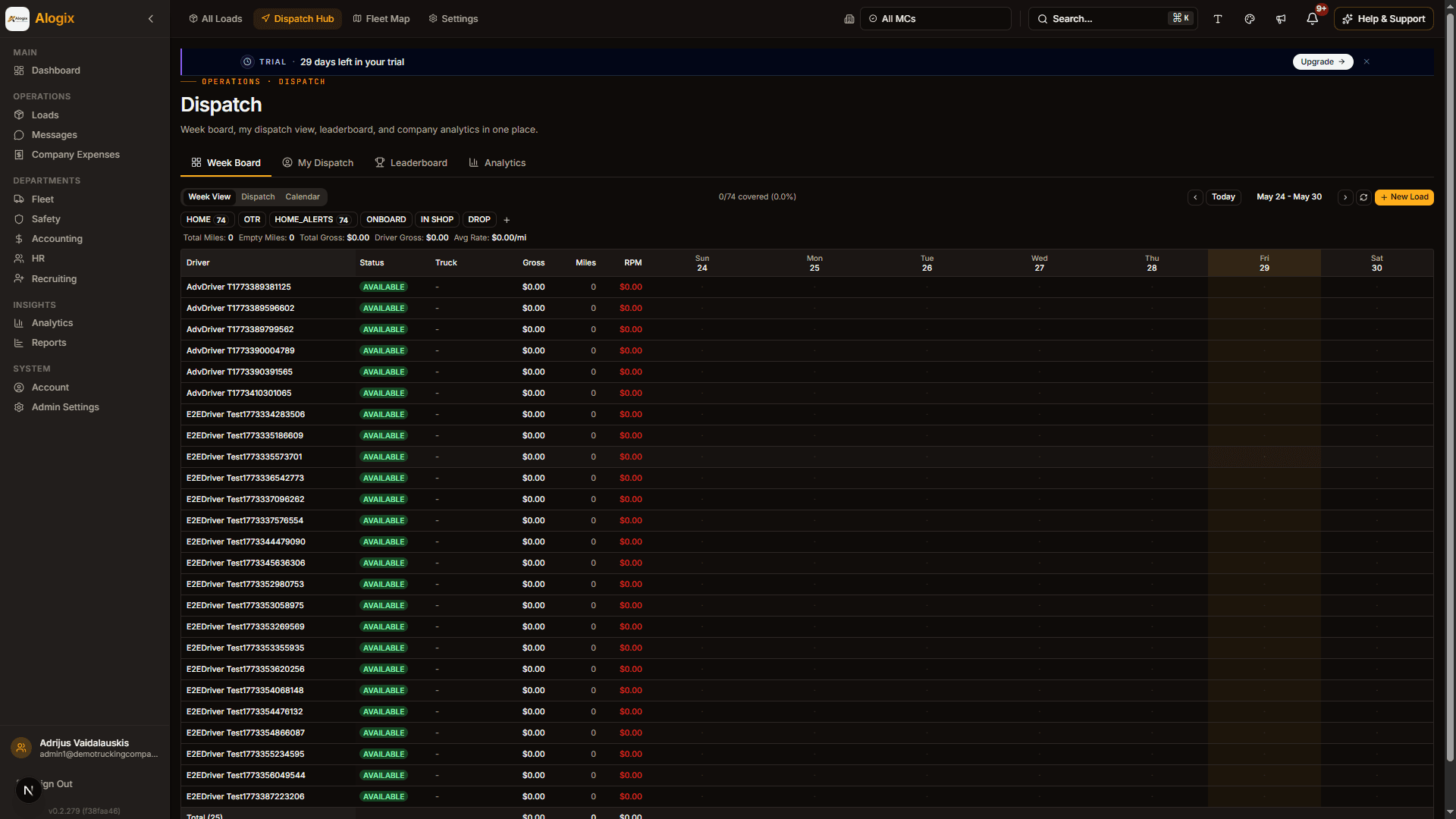 Smart Dispatch Board